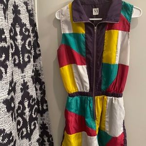 Multi color romper